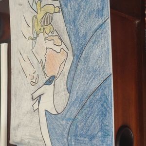 Pokemon Art Latios VS Dragonite